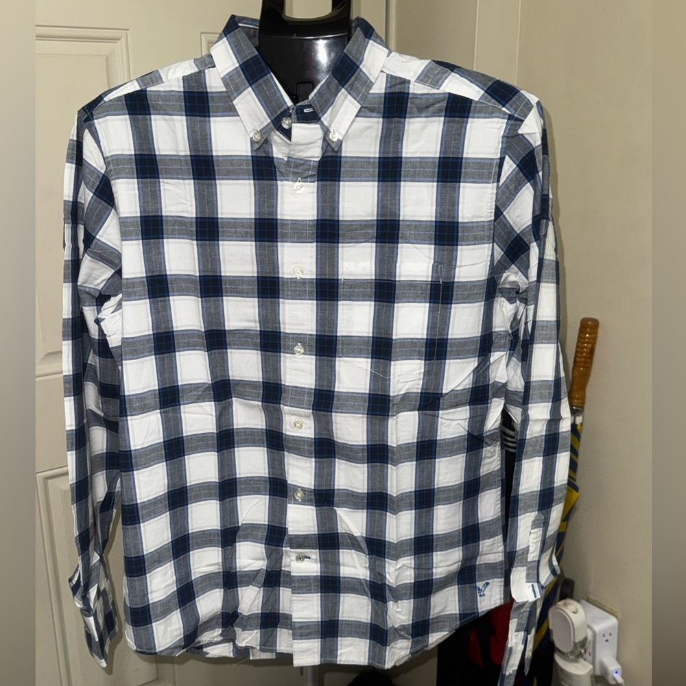 American Eagle Outfitters I Men's Plaid Button-Down Shirt I Size M I Classic Fit